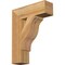 Ekena Millwork Funston Block Rough Sawn Bracket, Western Red Cedar, 4"W x 14"D x 18"H BKT04X14X18FST05RWR - alternate 1